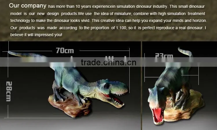 Non-Poisonous Small Handicraft Resin Dinosaur Model for Children