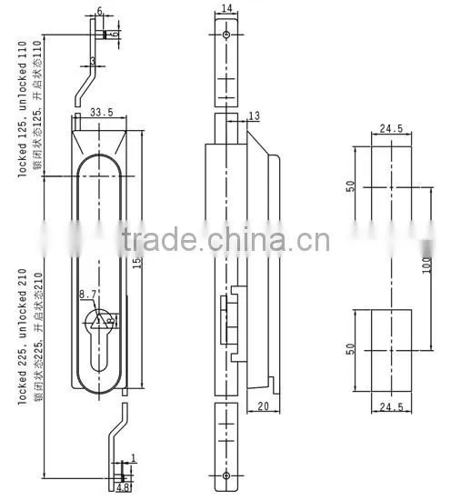 three-point /rod controllock