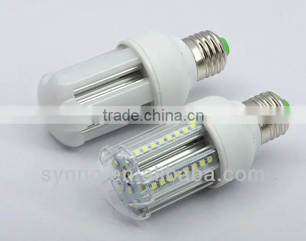 6000k clear and frosted cover 12w E27 SMD led corn bulb