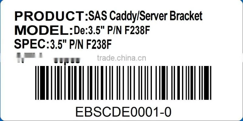 2.5'' Server Hard Drive Disk Tray Bay for Dell G176J HDD