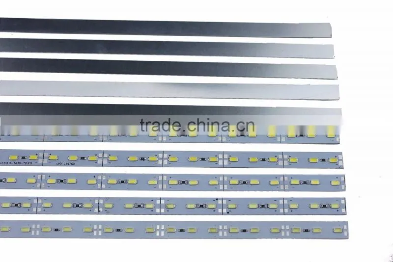 Super Bright 12v 10pcs 0.5m 5630 36LEDs Warm White LED Rigid Hard Strip Shop Bar Light