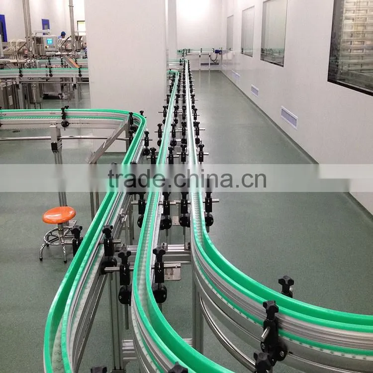 Medicine products transportation line chain conveyor system