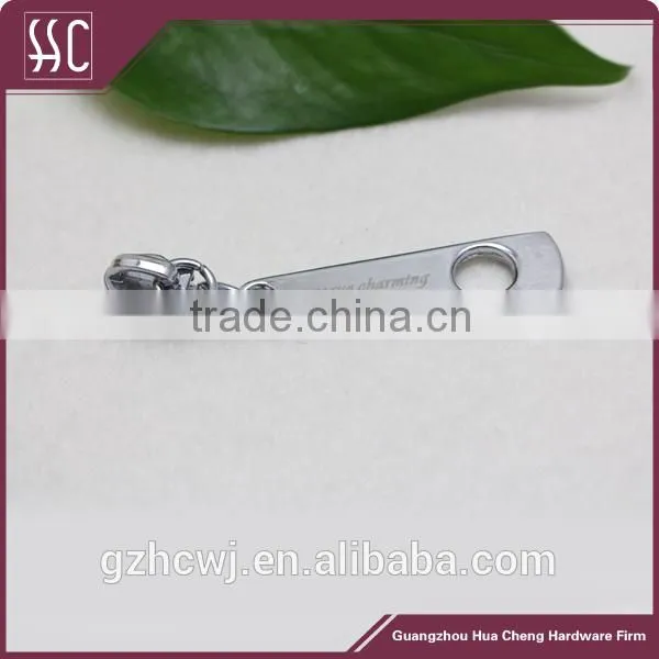 customized design metal zipper slider and puller
