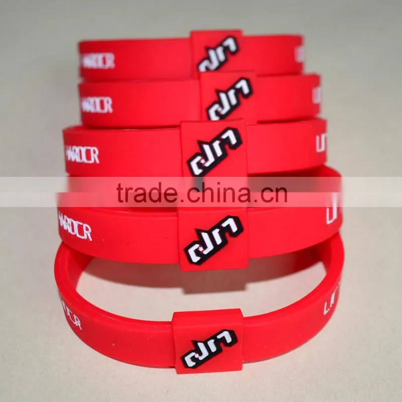 Hot selling jewelry string color silicone bead bracelets