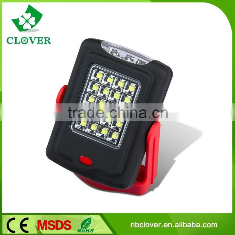 6V 20 smd +3 led 13000-1500MCD rechargeable led magnetic work light