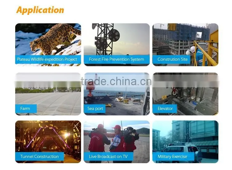 Mildew Proof 5km Wireless Long Range Video Transmitter And Receiver