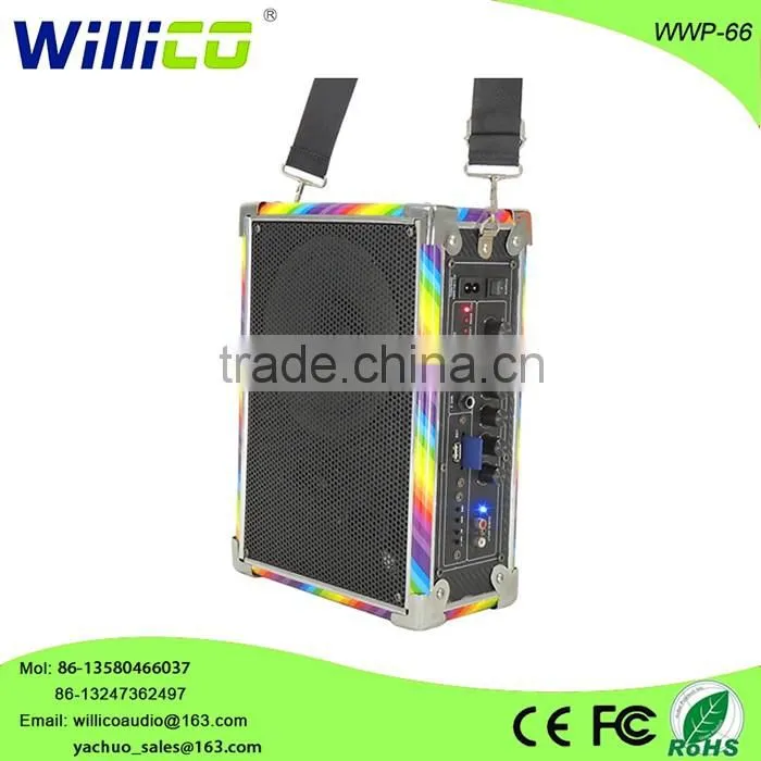2016 New design cute bluetooth speakers with USB/SD/FM/Wireless MIC/remote control