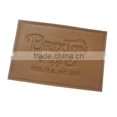 Cheap wholesale and custom jeans leather patch