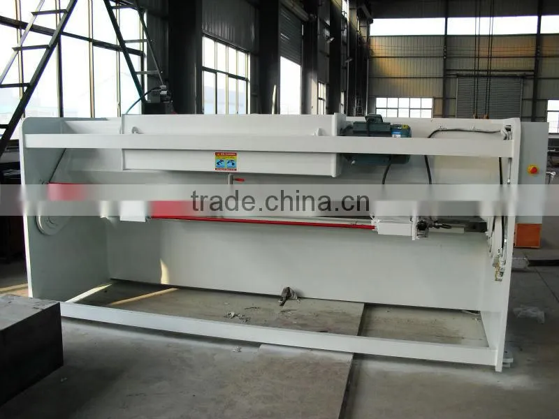 aluminum sheet hydraulic plate cutting machine E21 with shearing machine blade