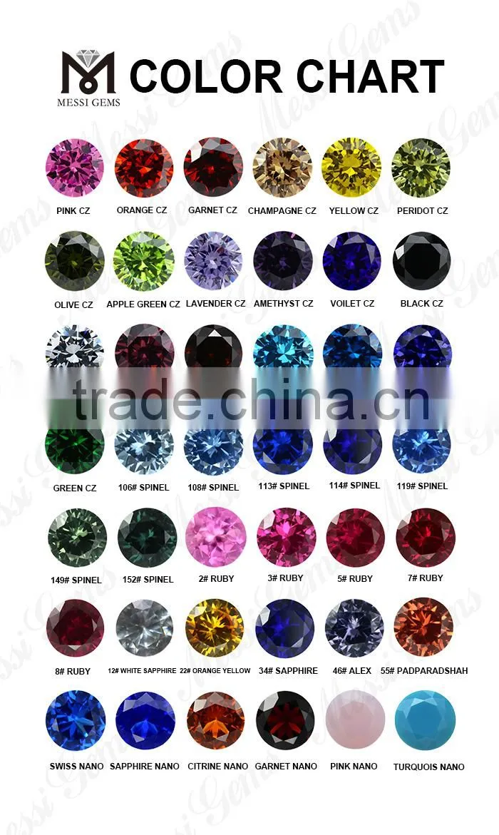 Stable Inventory Loose Gemstone 9 x 13 Pear Cut 104# Synthetic Spinel