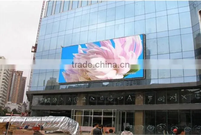 P10 advertising outdoor LED screen with die-cast aluminum cabinet from shenzhen manufacture