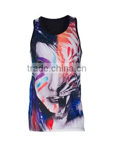 Sublimated tank top for men