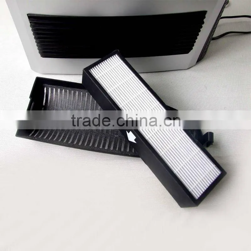 Hepa type ozone air purifier with UV lighting