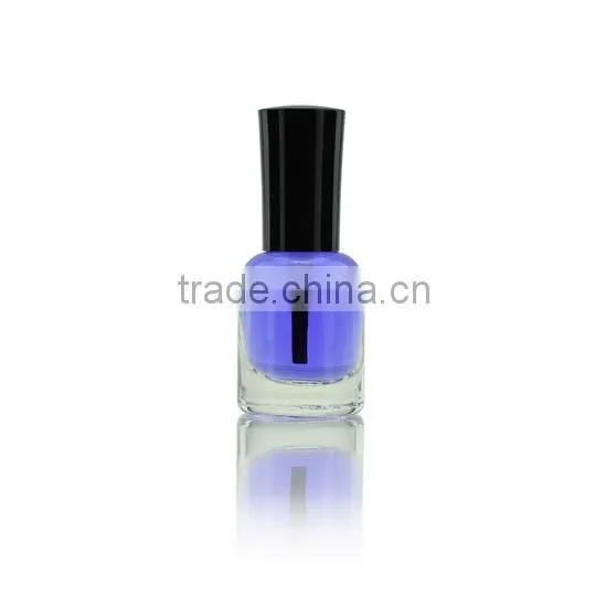 10CC/1/2OZ empty crystal nail polish bottle glass UV gel bottles with screw cap and brush supplier