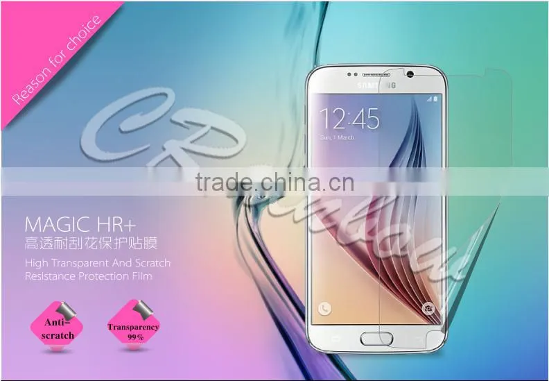 Mobile phone screen protector for samsung galaxy S6 screen film