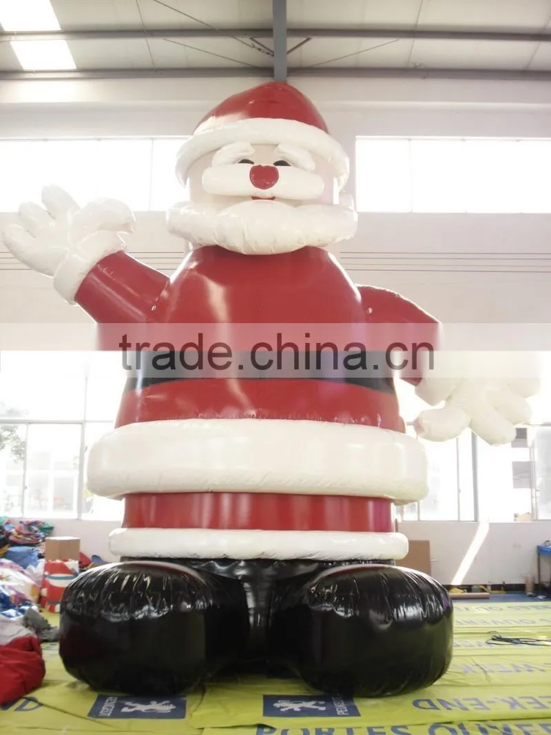 Selling giant cheap christmas decoration inflatable Santa Claus