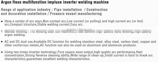 Pulse AC/DC aluminum tig welding machine