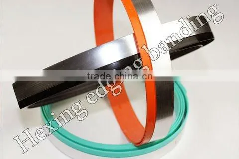 Two Bicolor plastic profile PVC edge Banding