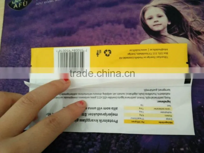 one side waxed high grade aluminum foil wrapper paper