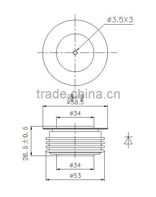 rectifier diode ZP600(3600-4500V)