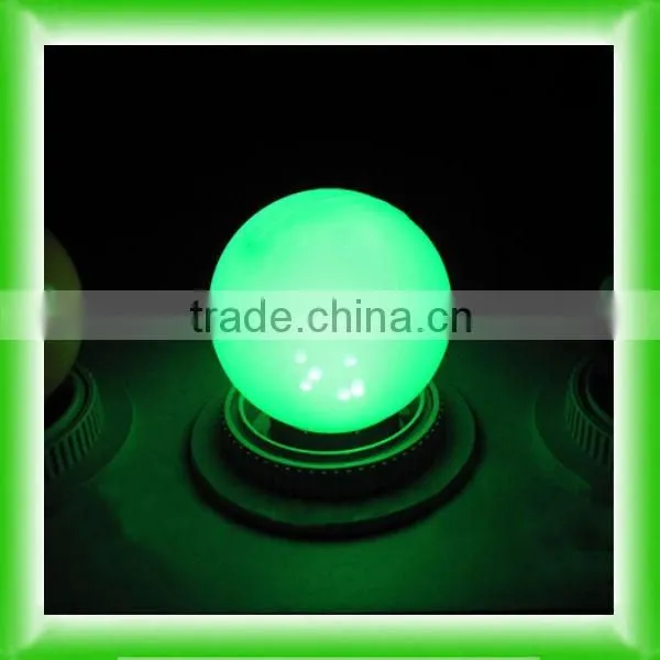 LED G40/G45 bulbs blue/pink/warm white/orange/white etc