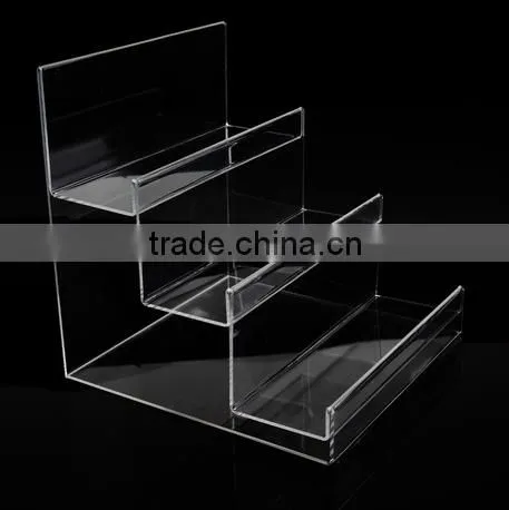 clear acrylic wallet display stand