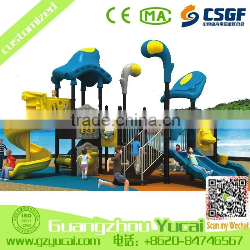 kids playground slides outdoor amusement park equipment for children