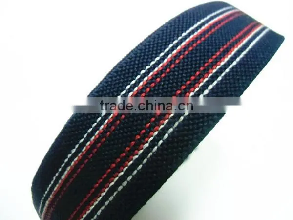 2015 New Elastic Webbing Use to Suspender and Underwear Straped Elastic Band 10-80mm Wide FT-WB519