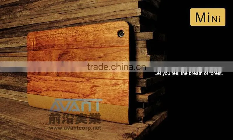 Natural Real Wood Tablet PC Cover for iPadmini