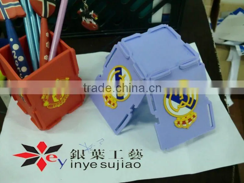soft pvc pen holder for promotional gifts use