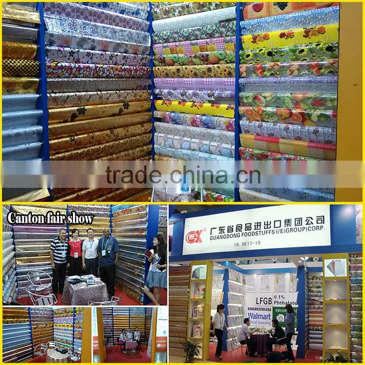 PVC rectangle white tablecloths