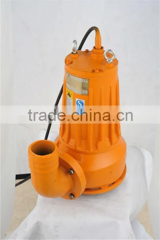 electric power WQK standard submersible sewage cutting pump
