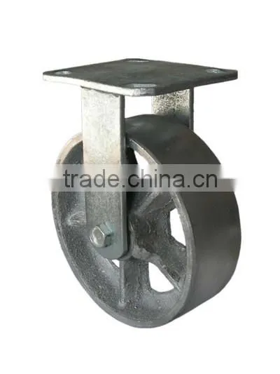 Good Quality Heavy Duty Cast Iron Wheel Top Plate Caster