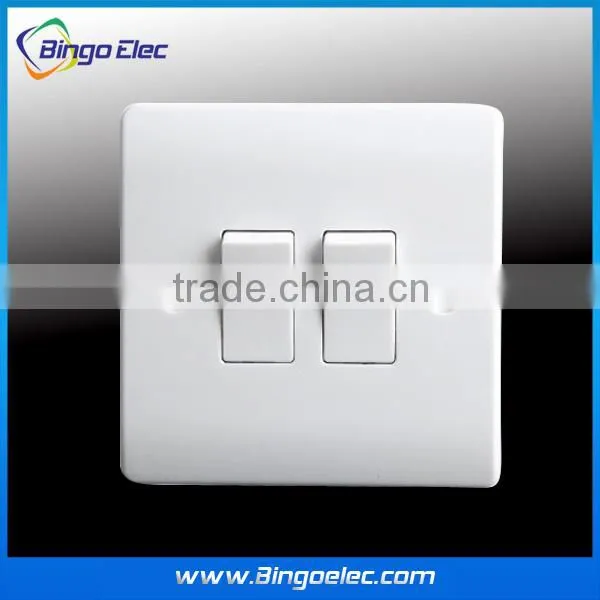 2gang 1 way push button switch