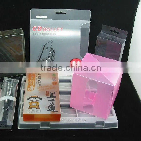 clear plastic packing box