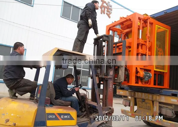 QHL4-25 Cement hollow brick making machine used