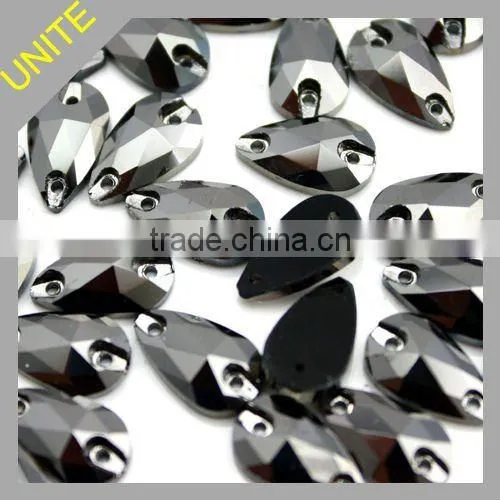 U3230 wholesale Pear sew-on rhinestones supplier