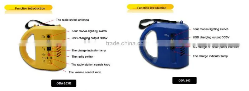 ODA203-R rechargeable lantern