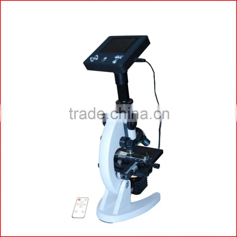 Multifunction MDC2000-44R wireless remote control digital microscope with lcd screen