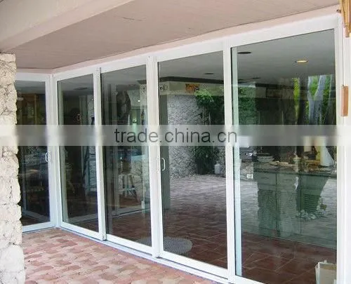 Double glazed aluminum sliding french doors