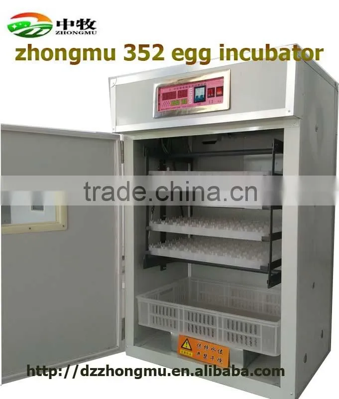 ZM-352 fully automatic egg incubator with ISO certification