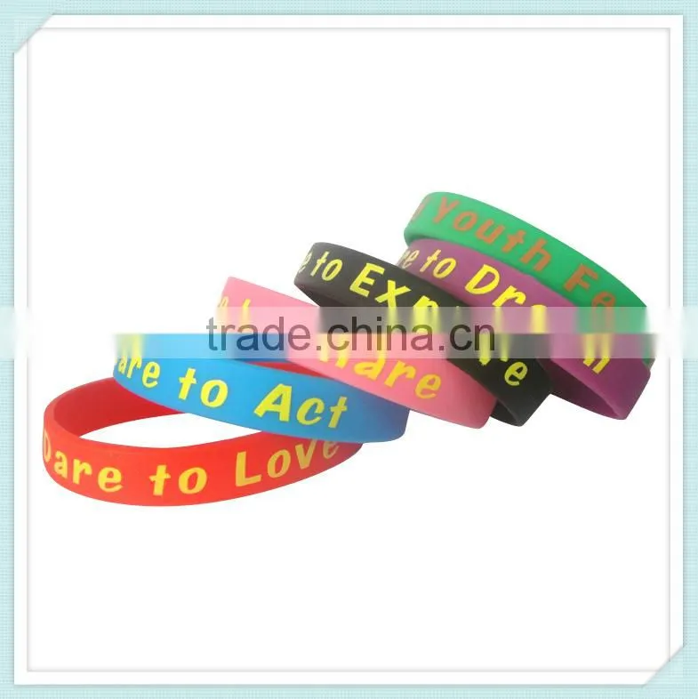 soft pvc wristband rubber bracelet indian rubber wristband