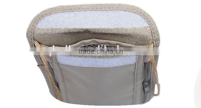 Magic Tape Travel Neck Wallet