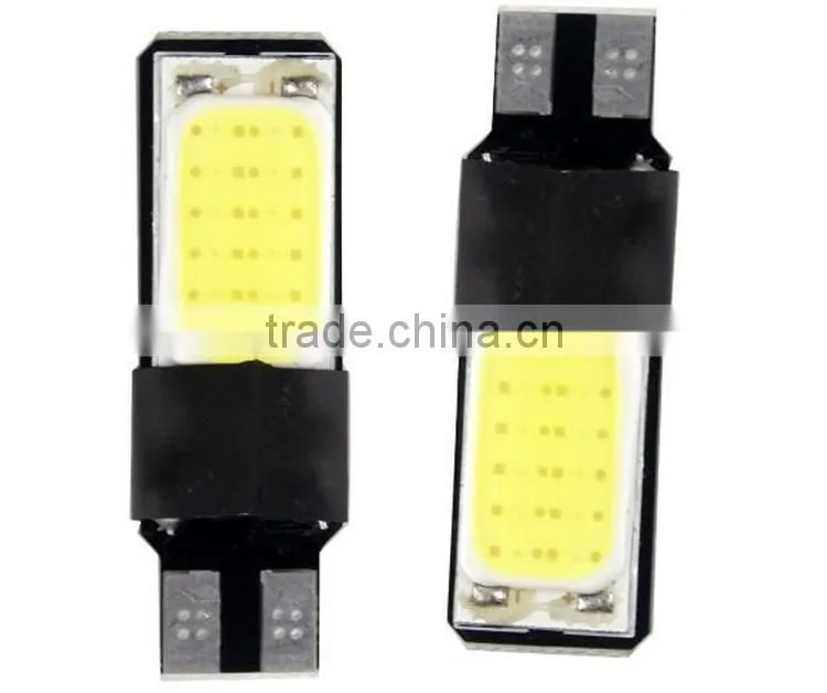 T10/194 240 lumens w5w white led lamp 12V PCB COB 24SMD T10 led light for auto