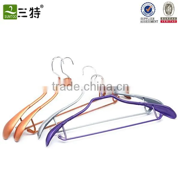 stainless pvc coated metal wet clothes hanger