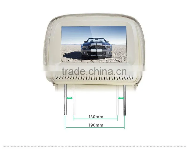 9inch TFT LCD headrest car monitor, car headrest monitor head rest car screen
