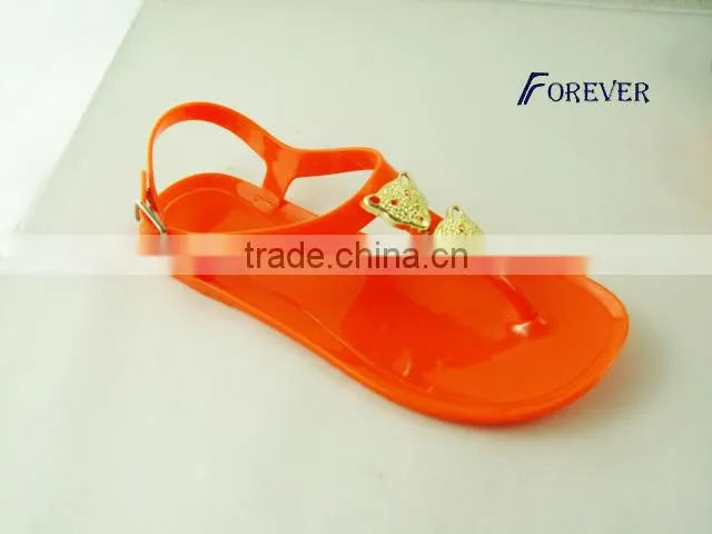 hot saling flat jelly kids sandals