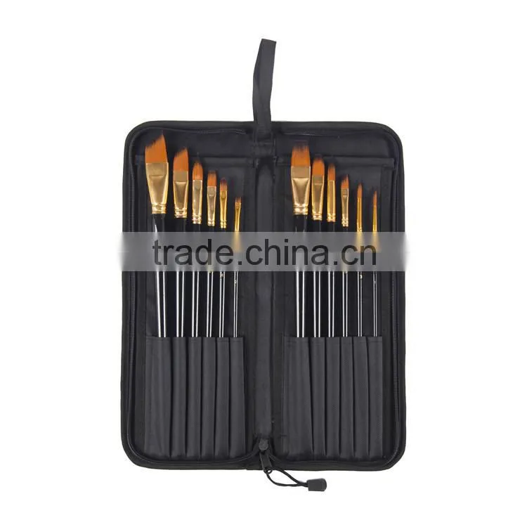 Bomega 12 Pieces oil paint and acrylic artist paint brush set wholesale