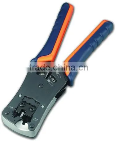 Stable Stripping and Cutting Crimp Tool For 6P/ 8P Plug