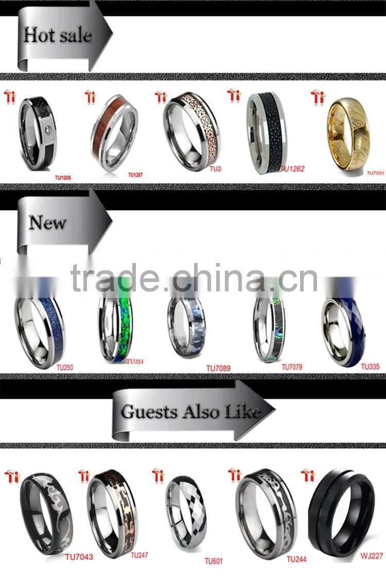 Black fashion ring finger rings photos tungsten wedding ring tungsten ring for men
